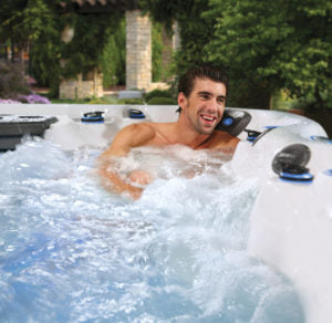 A Hot Tub Fit For the King of Swimming