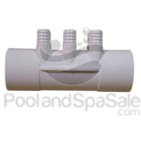 2 x 3/4 inch 6 Barb SxS Manifold