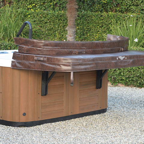 Western Red Cedar & Redwood Hot Tubs and Roll-Up Spa Covers